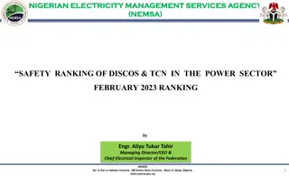 Nigerian Electricity Management Services Agency Safety Ranking in February 2023