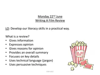 Mastering Film Reviews: Practical Techniques for Writing Engaging Critiques