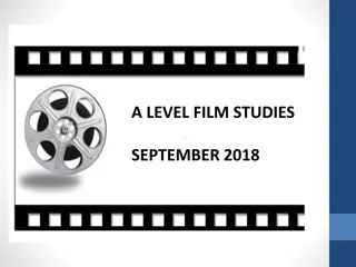 A Level Film Studies Overview