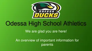 Odessa High School Athletics Information for Parents