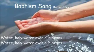 A Joyful Baptism Celebration with Bernard Sexton's Song