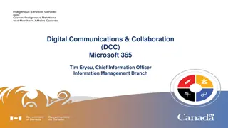 Digital Communications & Collaboration (DCC) Project Overview