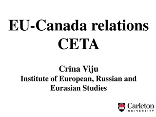 EU-Canada Relations: CETA and Trade Dynamics