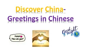 Discover China: Greetings in Chinese and Cultural Insights