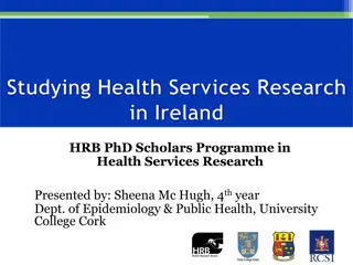 HRB PhD Scholars Programme in Health Services Research in Ireland