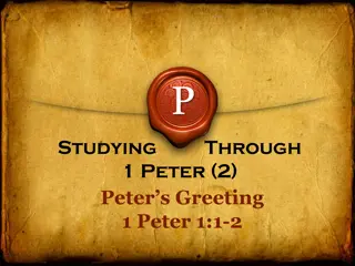 Expository Study of 1 Peter: Themes of Endurance and Holy Living