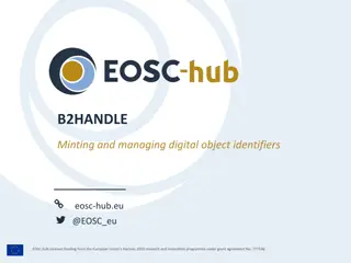 B2HANDLE: Managing Digital Object Identifiers for Data Persistence