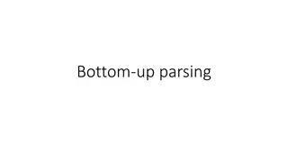 Bottom-Up and Top-Down Parsing in Computer Science