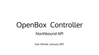 Implementation of OpenBox Controller Northbound API Framework