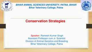 Conservation Strategies in Animal Sciences at Bihar Veterinary College