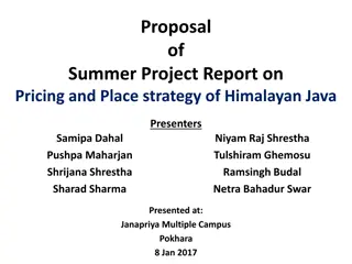 Study on Pricing and Place Strategy of Himalayan Java Coffee: A Detailed Analysis