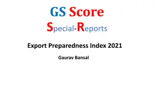 Export Preparedness Index 2021: Insights and Rankings