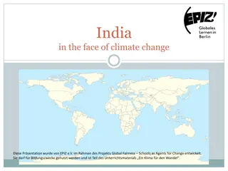 India in the Face of Climate Change: Historical Background, Consequences, and Projections