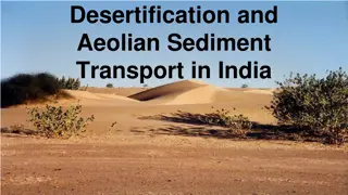 Desertification and Aeolian Sediment Transport in India