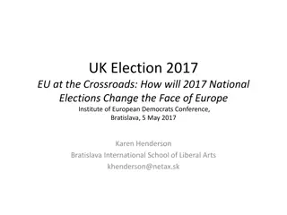 Election 2017: Impact on Brexit and Populist Politics in the EU