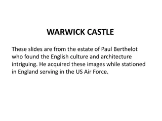 English Architecture Exploration: Warwick Castle Estate Images