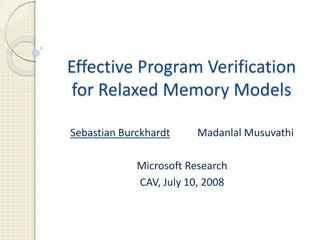 Effective Program Verification for Relaxed Memory Models