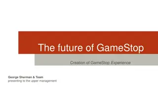 GameStop Future Strategy Presentation Highlights