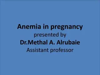 Anemia in Pregnancy: Types, Etiology, and Management