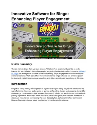 Innovative Software for Bingo_ Enhancing Player Engagement