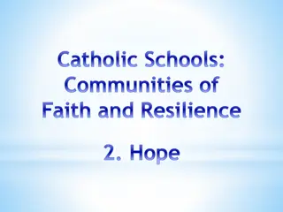 Embracing Hope: A Journey of Faith and Resilience in Catholic Schools