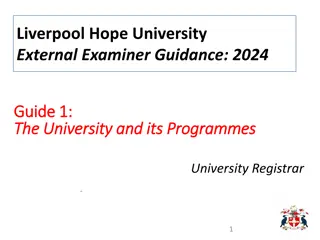 Liverpool Hope University Overview