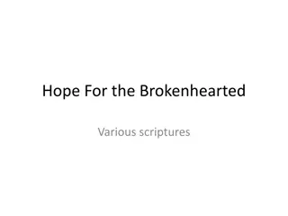 Encouragement for the Brokenhearted: Scriptures of Hope and Comfort