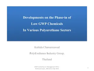 Challenges and Solutions in Transitioning to Low GWP Chemicals in Polyurethane Sectors