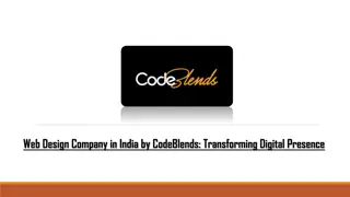 Web Design Company in India by CodeBlends Transforming Digital Presence