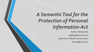 Semantic Tool for Personal Information Protection