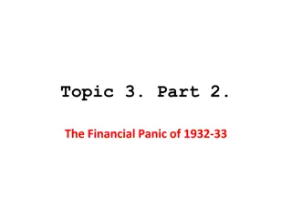 The Financial Panic of 1932-33: A Historical Account