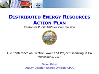 California Public Utilities Commission's Distributed Energy Resources Action Plan