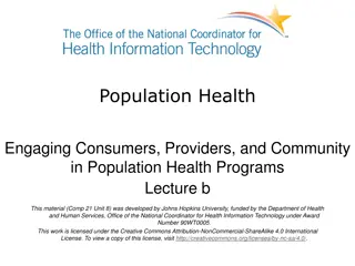 Understanding Behavior Change Models in Population Health Programs