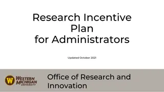 Updated Research Incentive Plan for Administrators - October 2021