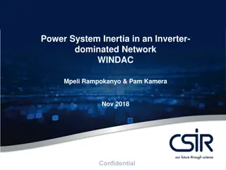 Power System Inertia in Inverter-Dominated Networks