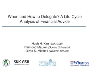 Efficient Delegation in Financial Decision Making