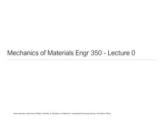 Engineering Mechanics Overview and Problem-Solving Techniques