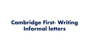 Mastering the Art of Writing Informal and Formal Letters