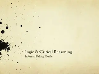 Mastering Logic & Critical Reasoning: Fallacy Guide