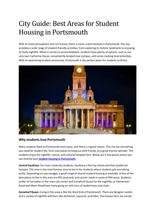 City Guide Best Areas for Student Housing in Portsmouth