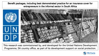 Enhancing Insurance Coverage for Informal Sector Entrepreneurs in South Africa