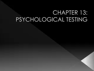 Understanding Psychological Testing and Intelligence Theories