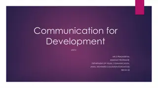 Role of Development Communication in Socio-Economic Progress