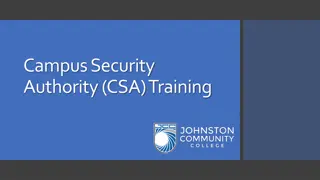 Understanding Your Role as a Campus Security Authority (CSA) in Clery Act Compliance