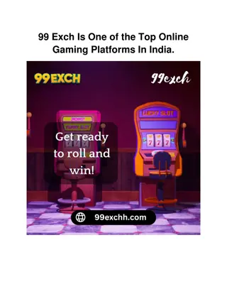 99 Exch Is One of the Top Online Gaming Platforms In India