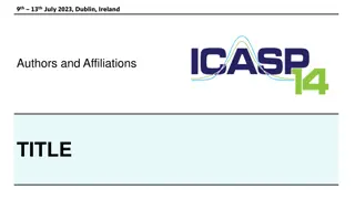 International Conference in Dublin, Ireland - 9th-13th July 2023