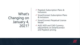 Adjustments to SmartConnect and Popdock Pricing in AUD, NZD, and CAD Currencies Effective January 4, 2021