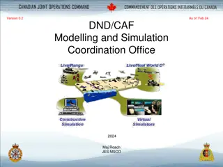 Defense Modeling and Simulation Coordination Office Overview