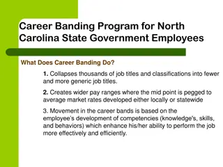 Career Banding Program Overview for North Carolina State Government Employees