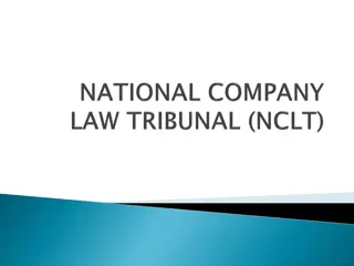 National Company Law Tribunal and Appellate Tribunal Definitions and Membership Criteria